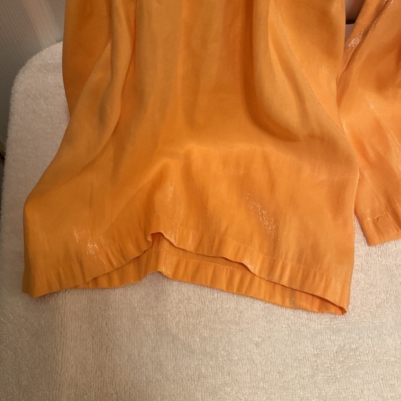 NWOT Ashley Stewart Gold Wide Leg Jumpsuit…size 16 - Picture 3 of 4